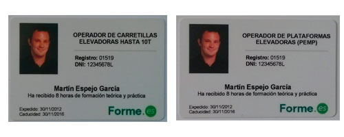 Carnet en PVC